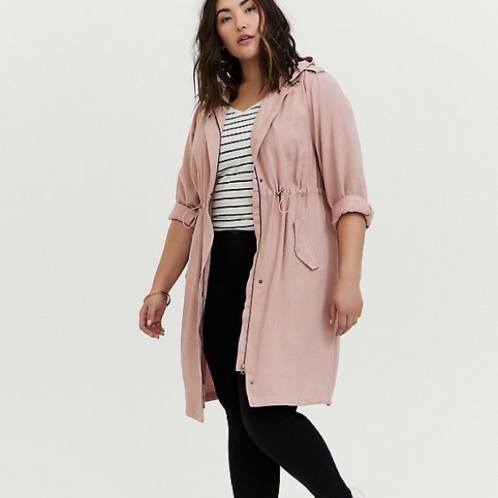 TORRID TWILL ANORAK LIGHTWEIGHT COAT